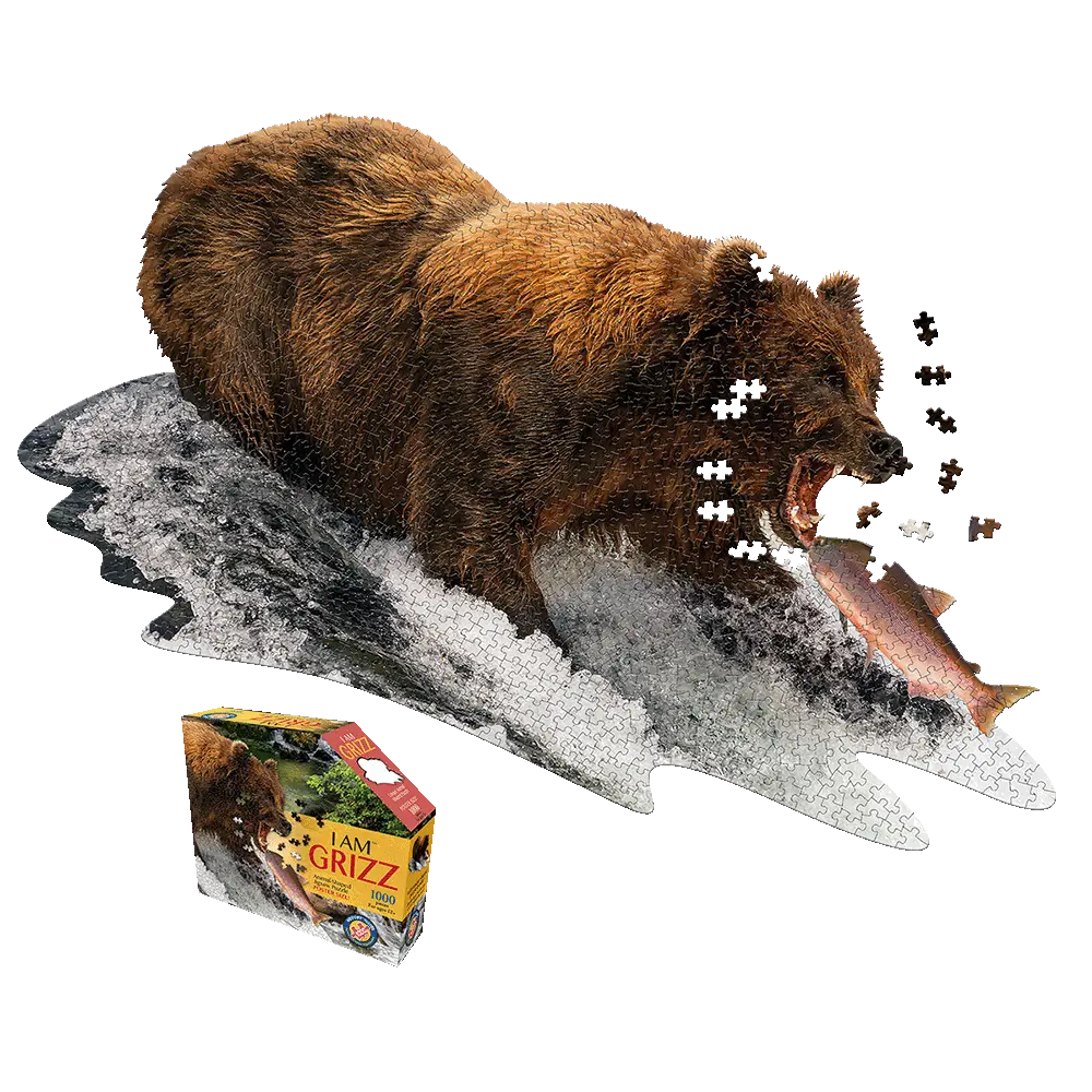 Madd Capp I Am Grizz 1000-Piece Jigsaw Puzzle - Grizzly Bear Edition 1