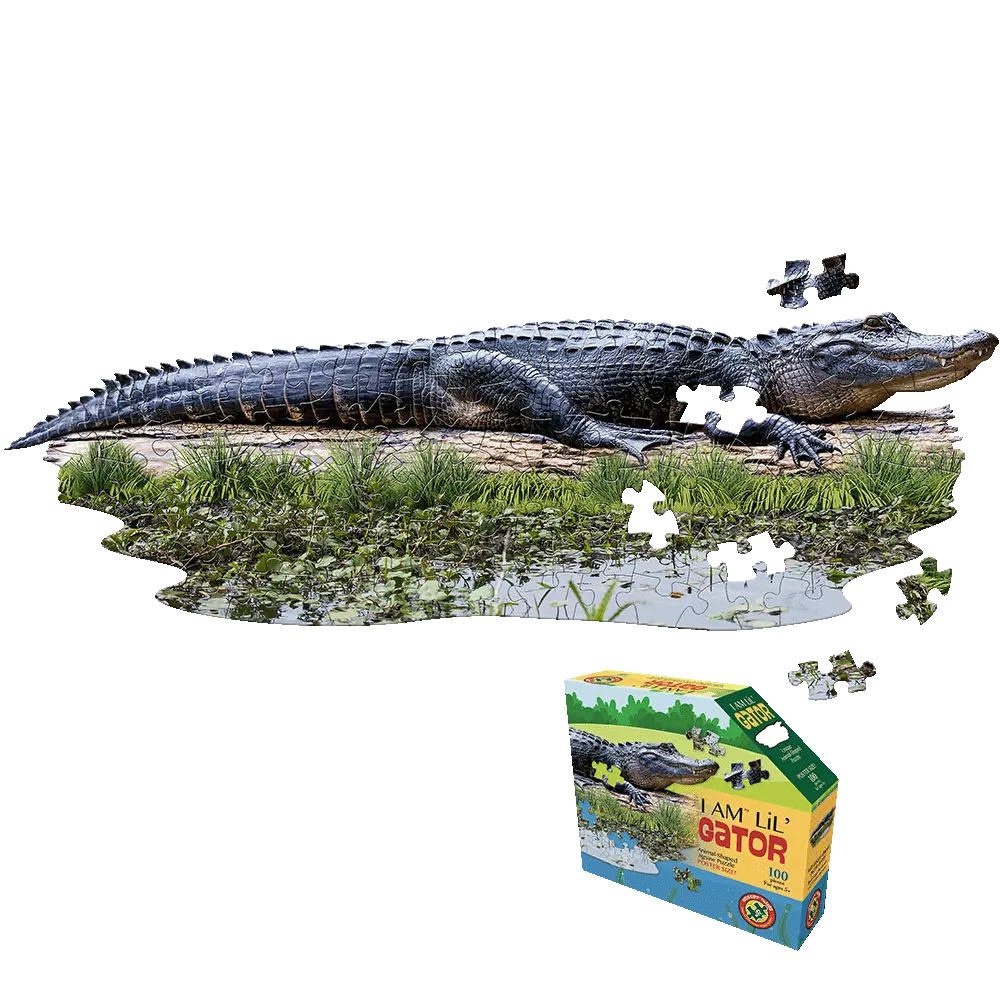 Madd Capp I Am Lil' Gator Jigsaw Puzzle - 100 Pc 1