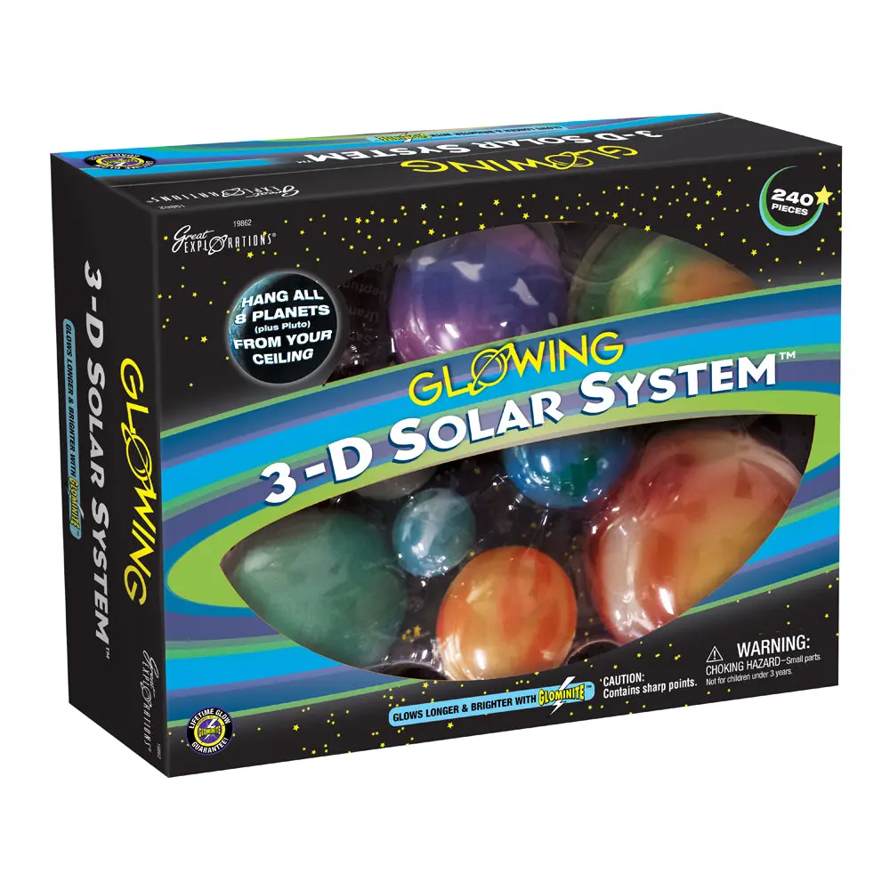 Great Explorations Stellar Glow-In-The-Dark 3-D Solar System Kit 1