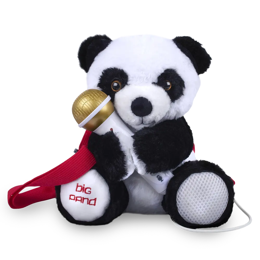 Singing Machine Kids Sing-Along Crew Plush, Big Pand 1