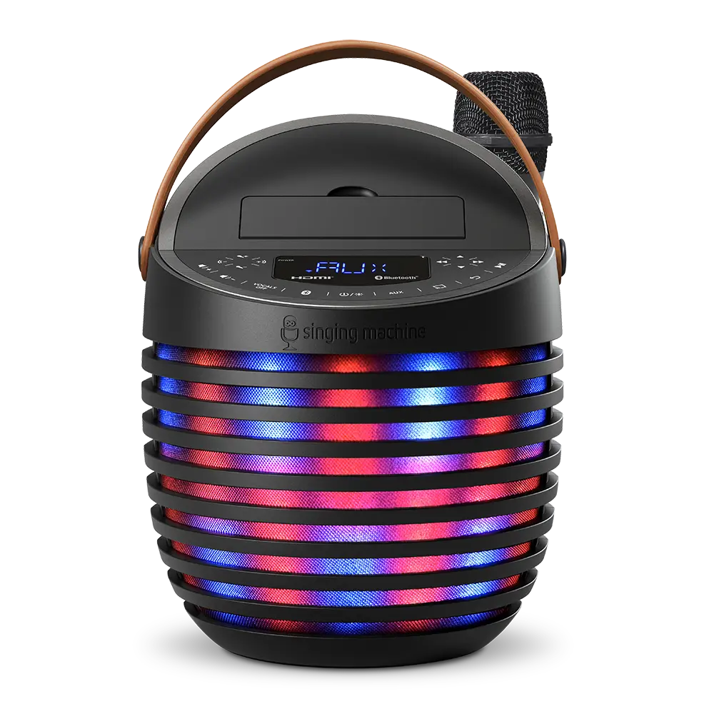 Singing Machine Singcast One - Video Casting Karaoke System With Bluetooth, Light Show & Voice Changing Effects 1