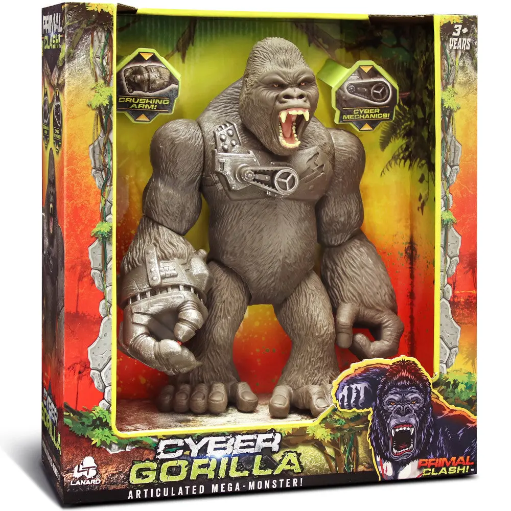 Lanard Primal Clash 10-Inch Articulated Cyber Gorilla Action Figure 1