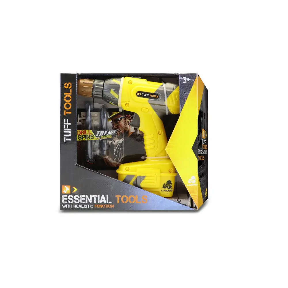 Tuff Tools Kids Power Drill - Realistic Pretend Play Construction Tool 1
