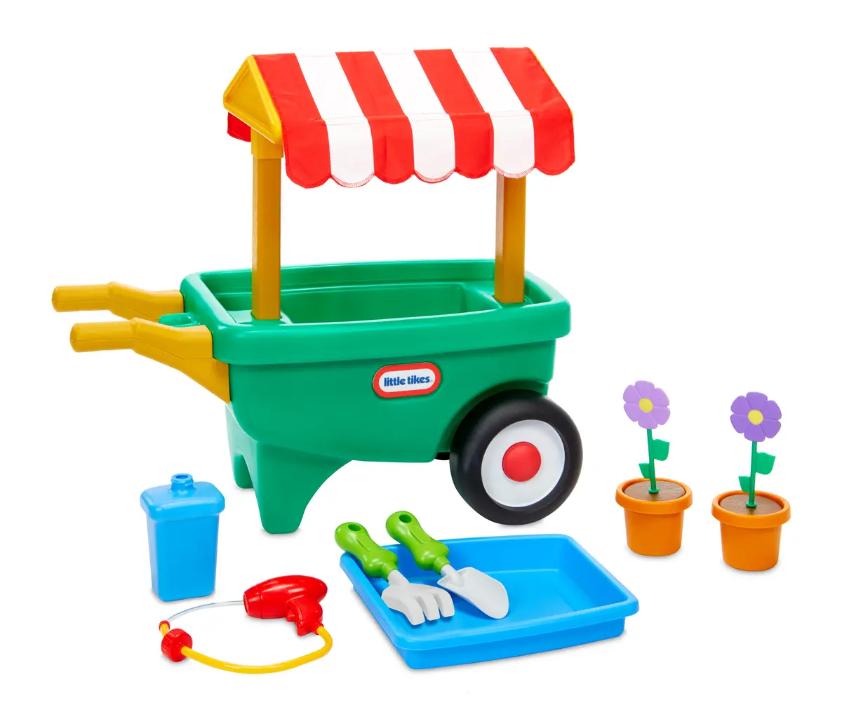 Little Tikes 2-In-1 Garden Wheelbarrow And Sprinkler Playset 1