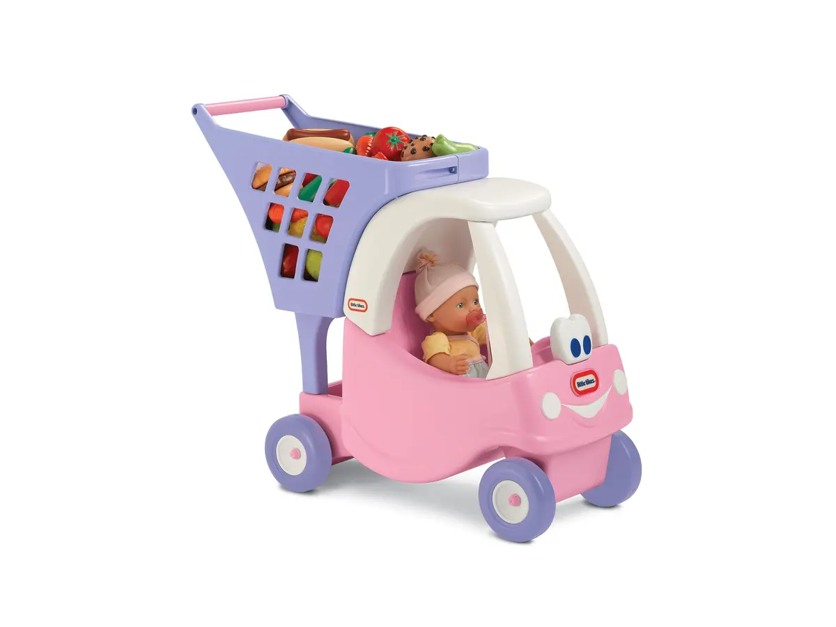 Little Tikes Princess Cozy Coupe Shopping Cart - Pastel 1