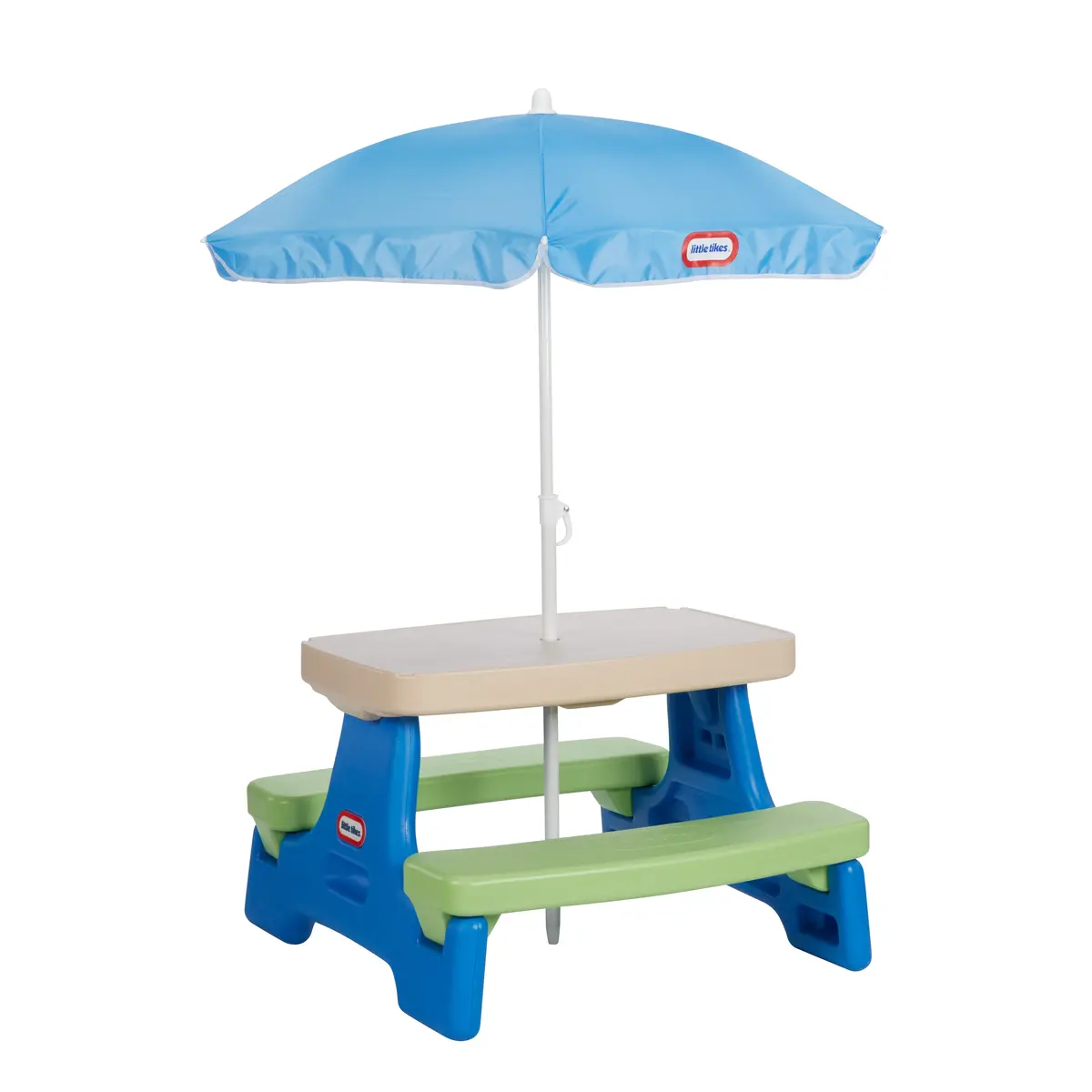 Little Tikes Easy Store Jr. Play Table With Uv-Protected Umbrella 1