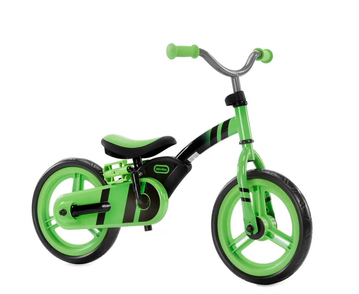 Boys 12 Inch Green My First Balance-To-Pedal Convertible Bike 1