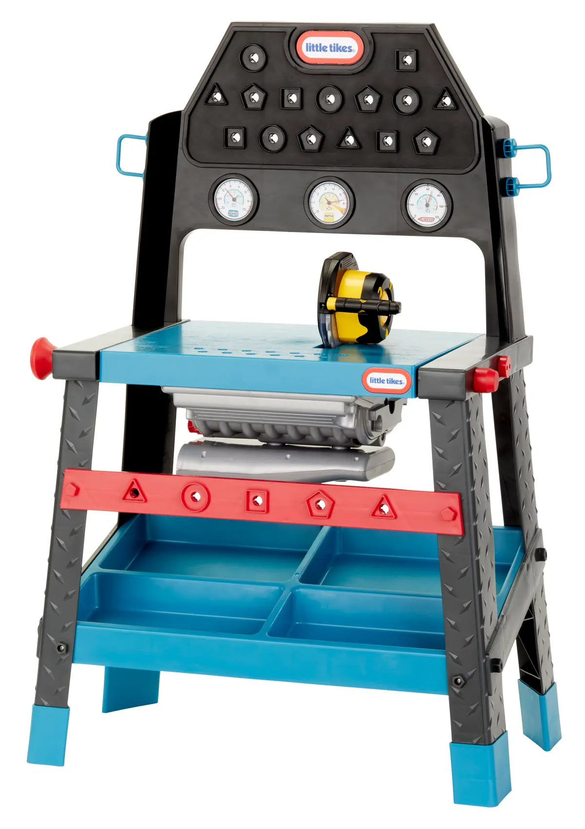 Little Tikes 2-In-1 Buildin' To Learn Motor/Wood Shop - Dual Playset 1