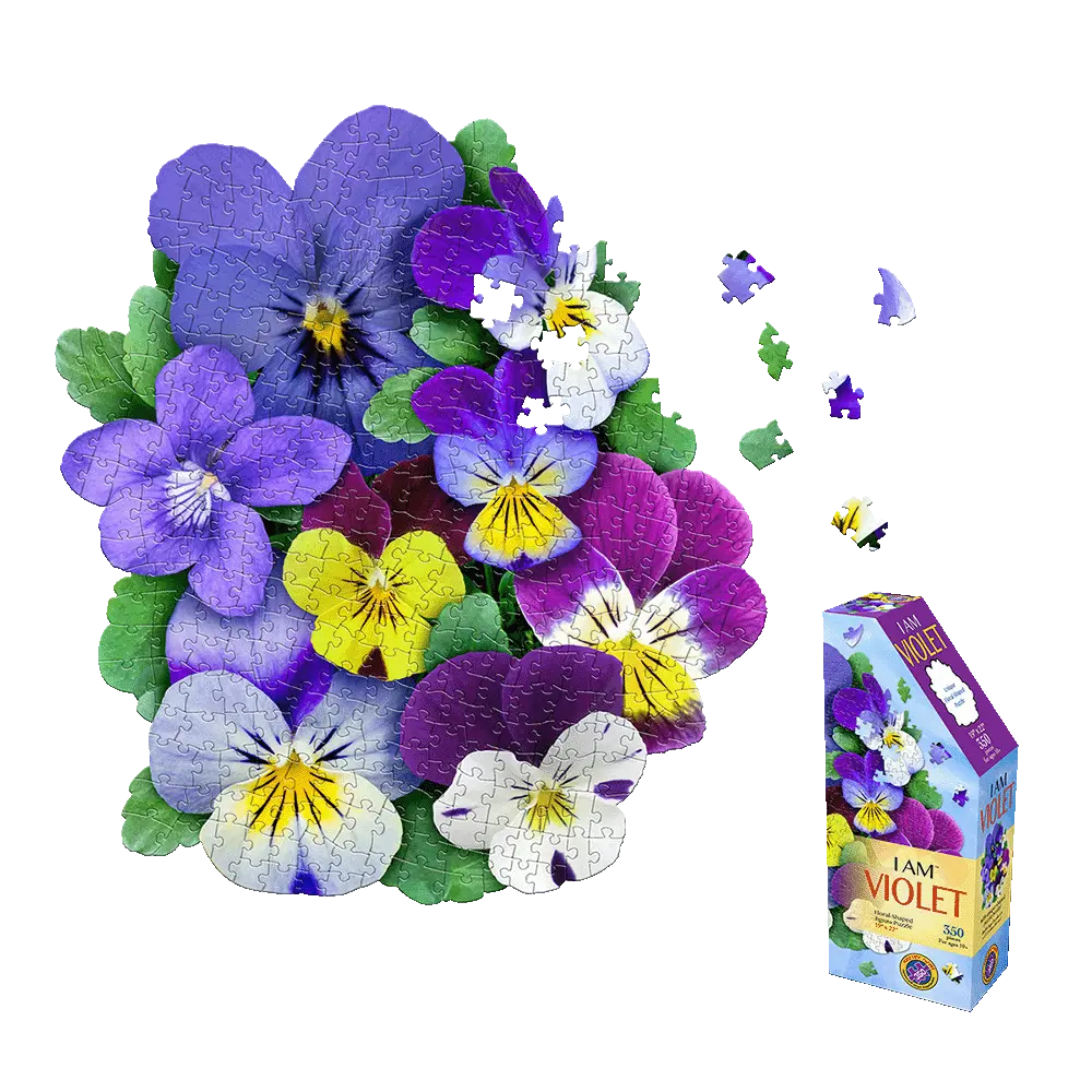 Madd Capp I Am Violet Floral Jigsaw Puzzle - 350 Pc 1