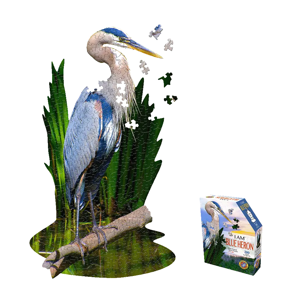 Madd Capp Blue Heron 300-Piece Jigsaw Puzzle 1