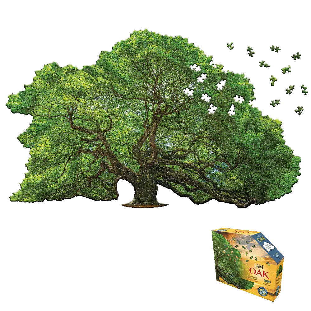 Madd Capp I Am Oak Tree-Shaped Jigsaw Puzzle - 1000 Pc 1