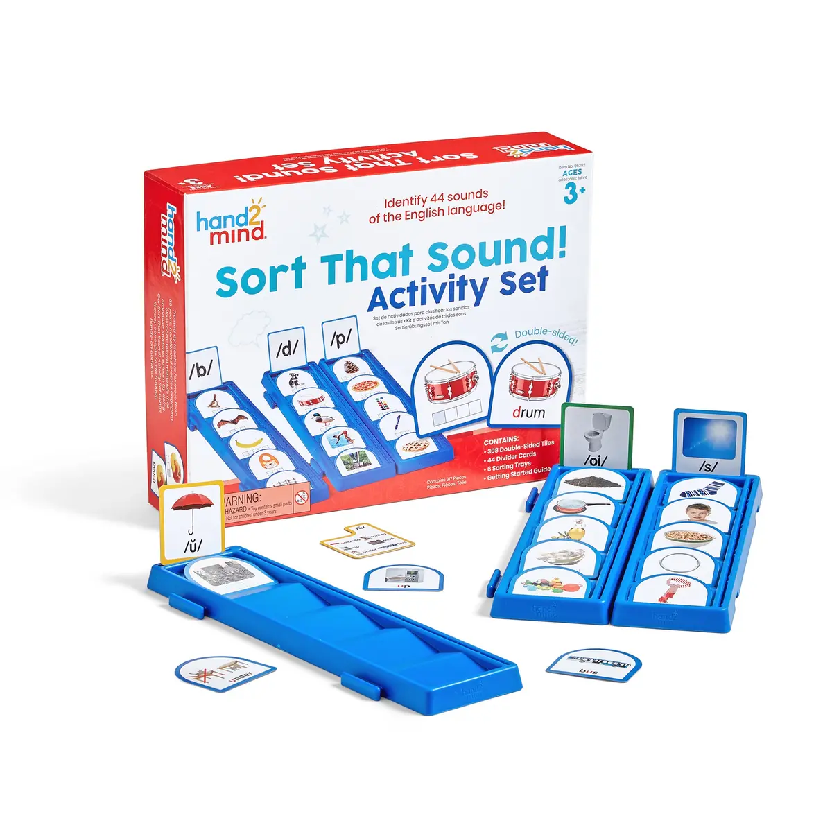 Hand2mind Sort That Sound! Phonemic Awareness Activity Set 1