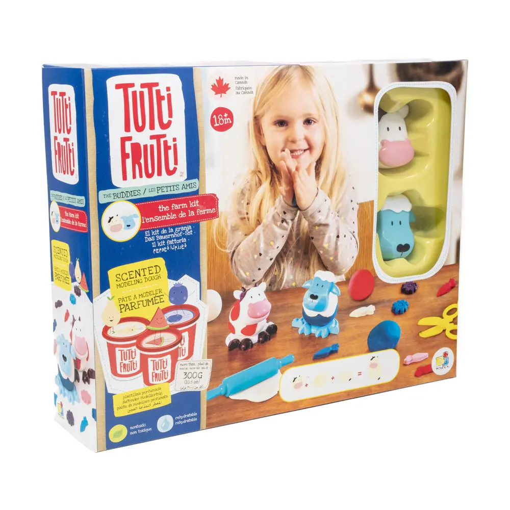 Bojeux Tutti Frutti Farm-Themed Scented Modeling Dough Kit 1