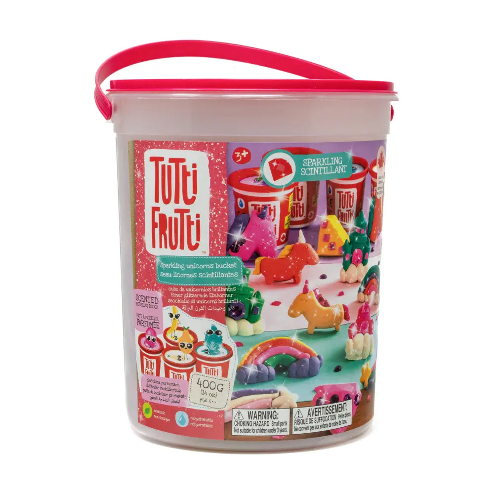 Tutti Frutti Sparkling Unicorns Scented Modeling Dough Kit - Multicolor 1