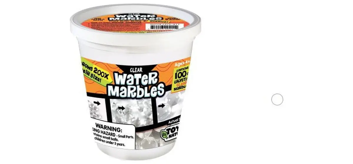 Toys By Nature Clear Water Marbles Science Kit - 1/4 Pound Set 1