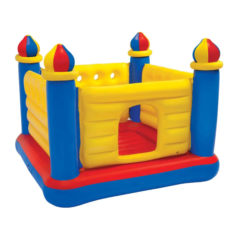 Intex Castle Jump-O-Lene Inflatable Bouncer With Crawl-Thru Door 1