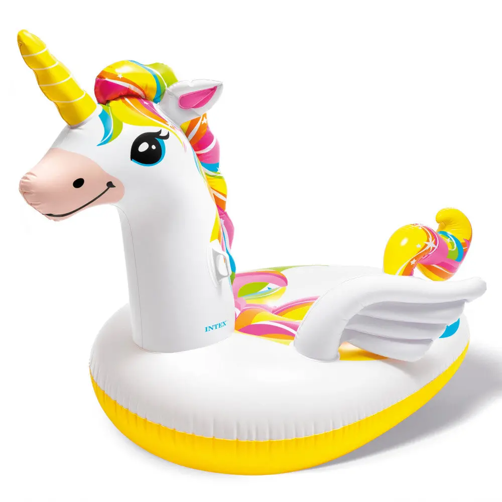Intex Mega Unicorn Inflatable Pool Island Float - Vibrant Adult-Sized Lounger 1