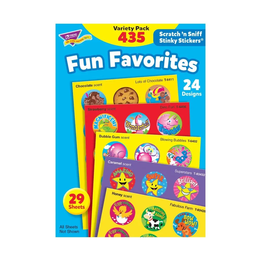 Toys'r'us Fun Favorites Stinky Stickers Variety Pack - Scratch And Sniff Stickers 1