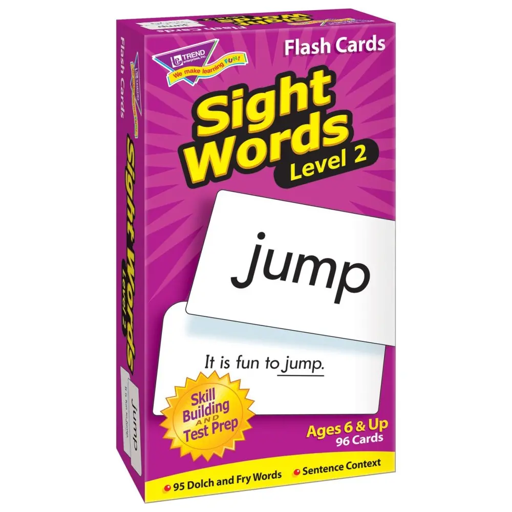 Sight Words Level 2 - Skill Drill Flash Cards For Early Reading 1