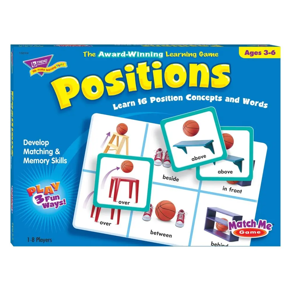 Match Me Positions Game - Educational Memory And Matching Game 1