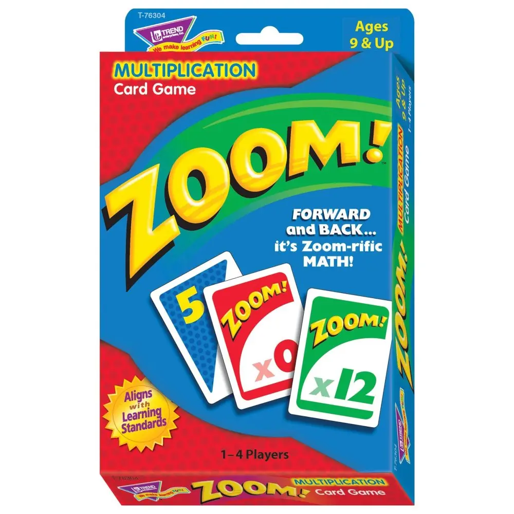 Zoom! Math Mastery Card Game For Kids 1