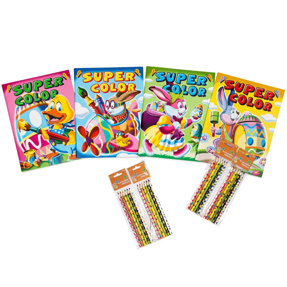 Three Little Twigs Easter/Spring Coloring Bundle - 8Pc Set 1