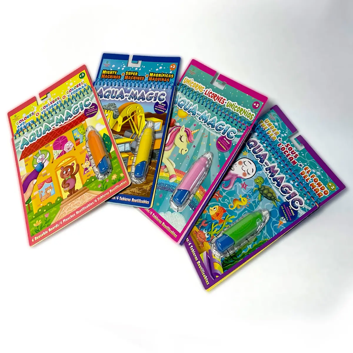 Three Little Twigs: Aqua Magic Bundle - 4Pk Interactive Reusable Books 1