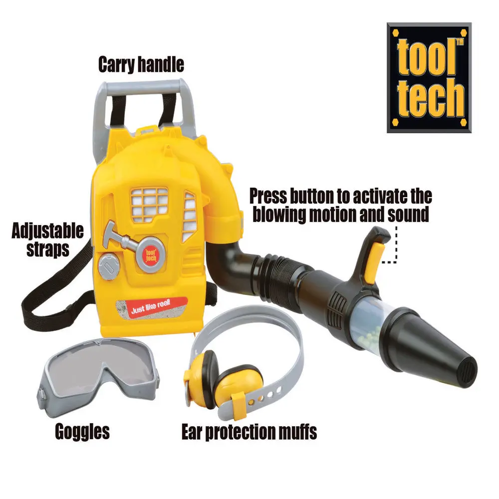 Kids' Power Backpack Leaf Blower - Realistic Yard Work Play 1