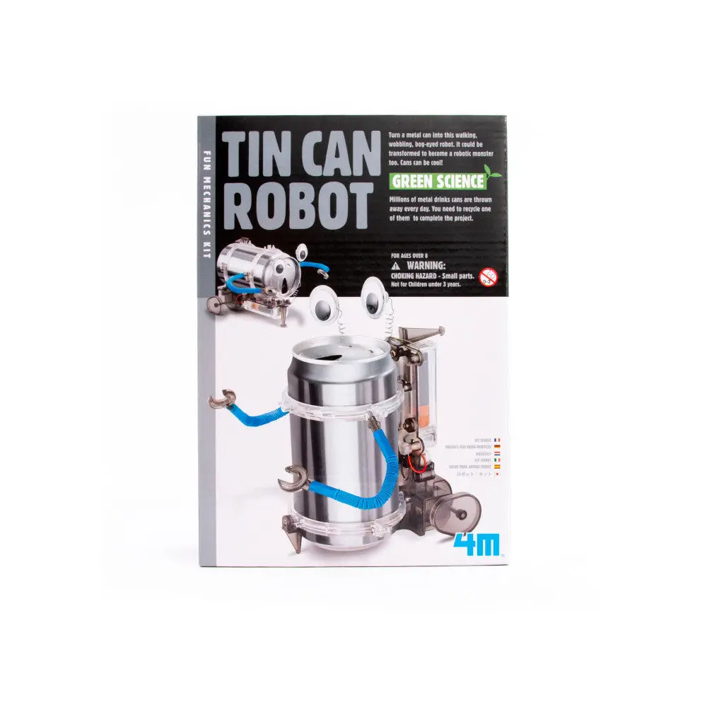 4M Tin Can Robot Science Kit - Eco-Friendly Robotics Exploration 1