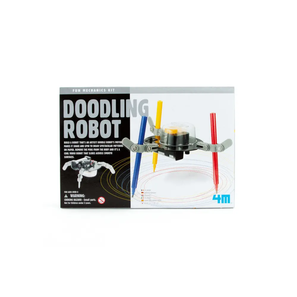 4M Doodling Robot Kit - Multicolor - Creative Art And Science Learning Toy 1