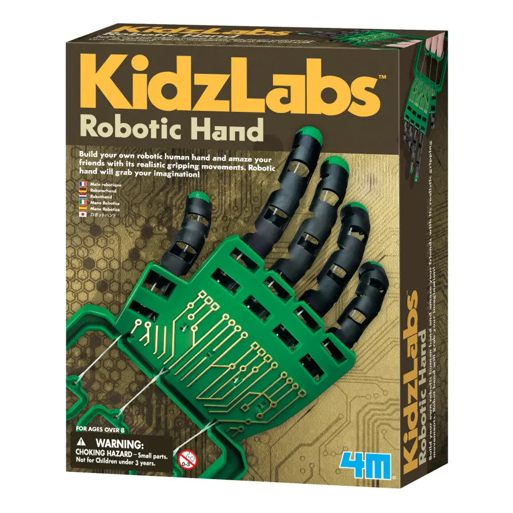 4M Kidzlabs Robotic Hand Kit - Interactive Stem Learning Toy For Kids & Teens 1