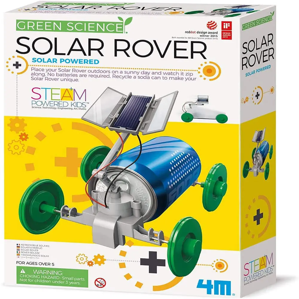 4M Green Science Solar Rover Kit - Eco-Engineering Stem Toy For Kids & Teens 1