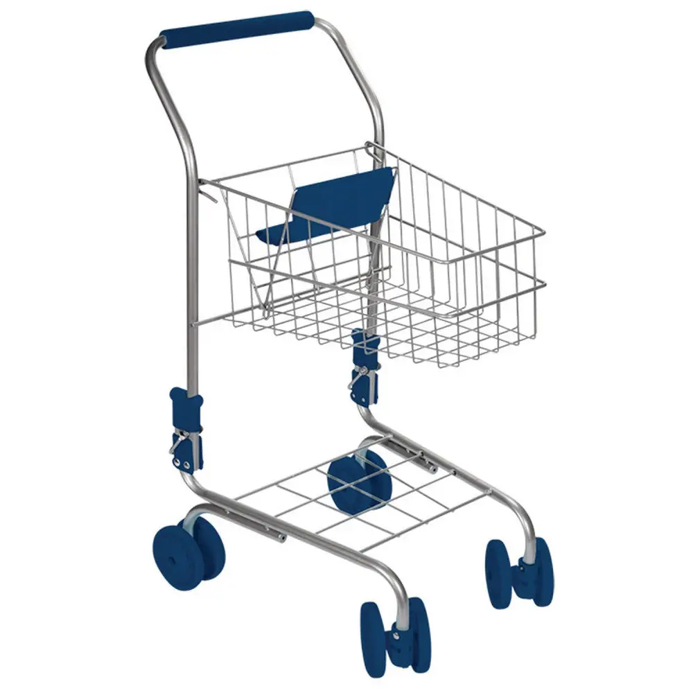 Toysmith Deluxe Metal Toy Shopping Cart - Realistic Playset 1