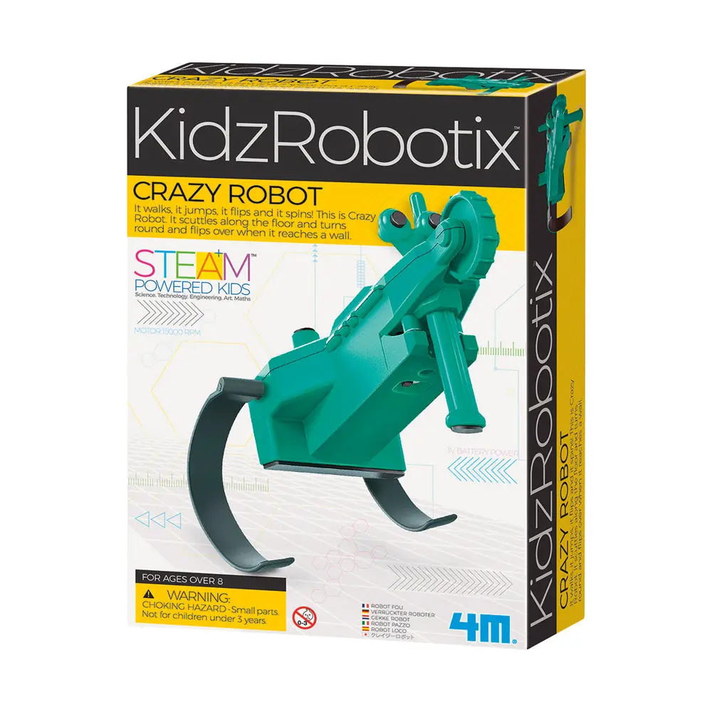 4M Kidzrobotix Crazy Robot - Interactive Stem Toy 1