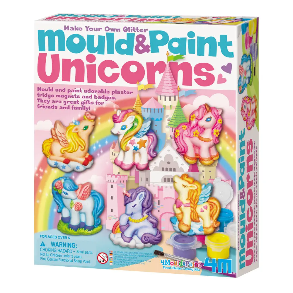 4M Creative Unicorns Mould & Paint Craft Kit 1