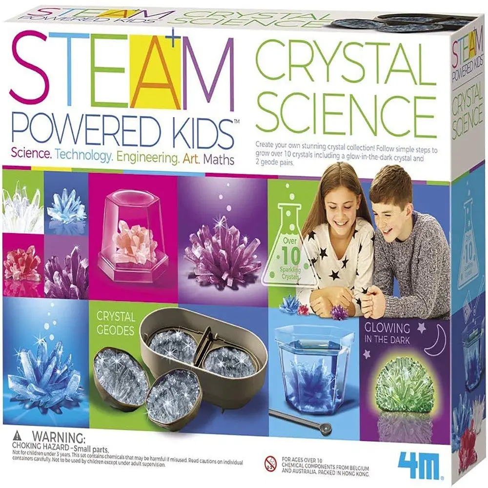 4M Deluxe Crystal Growing Combo Steam Science Kit 1