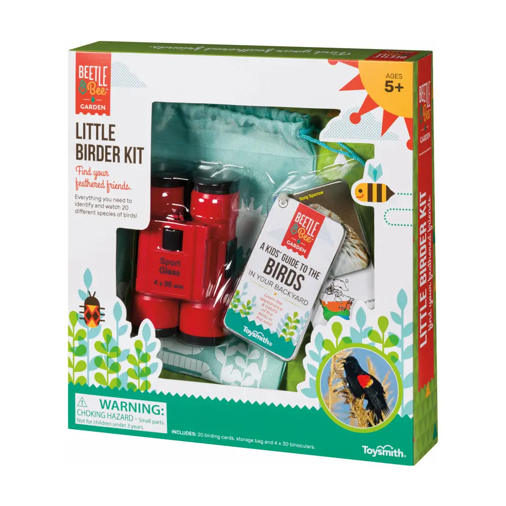 Beetle & Bee Garden 4X30 Little Birder Binoculars Kit 1