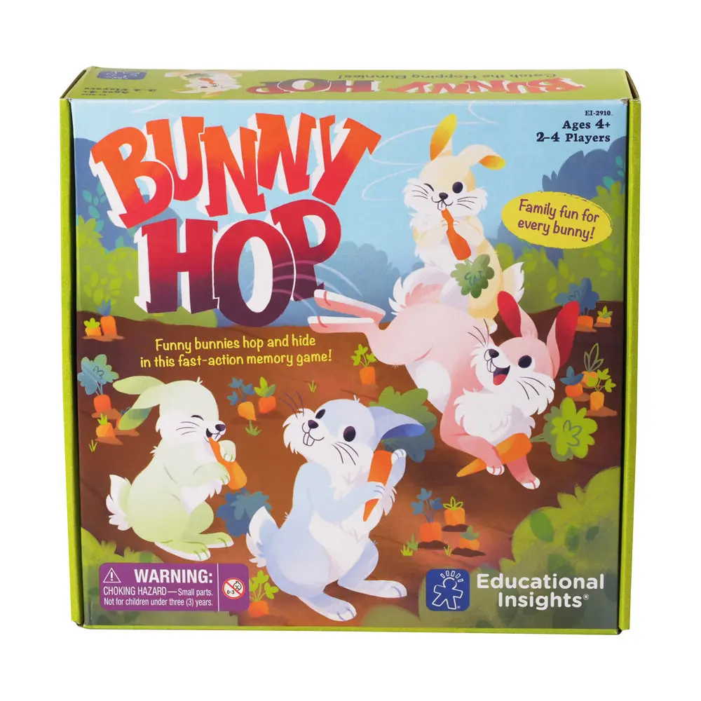 Bunny Hop Memory Strategy Board Game By Educational Insights 1