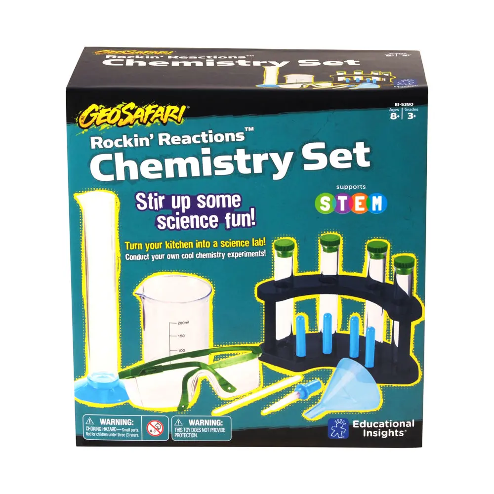 Educational Insights Geosafari Rockin' Reactions Chemistry Set 1
