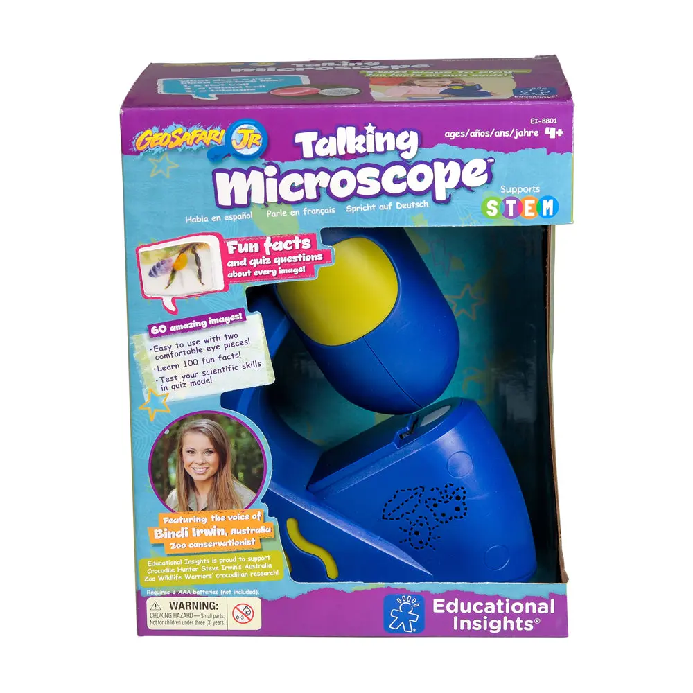 Educational Insights Geosafari Jr. Talking Microscope - Bindi Irwin Wildlife Warrior 1