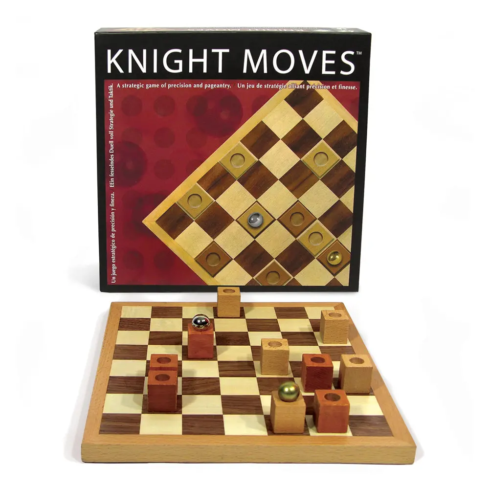 Knight Moves Strategic Board Game For 2 Players 1