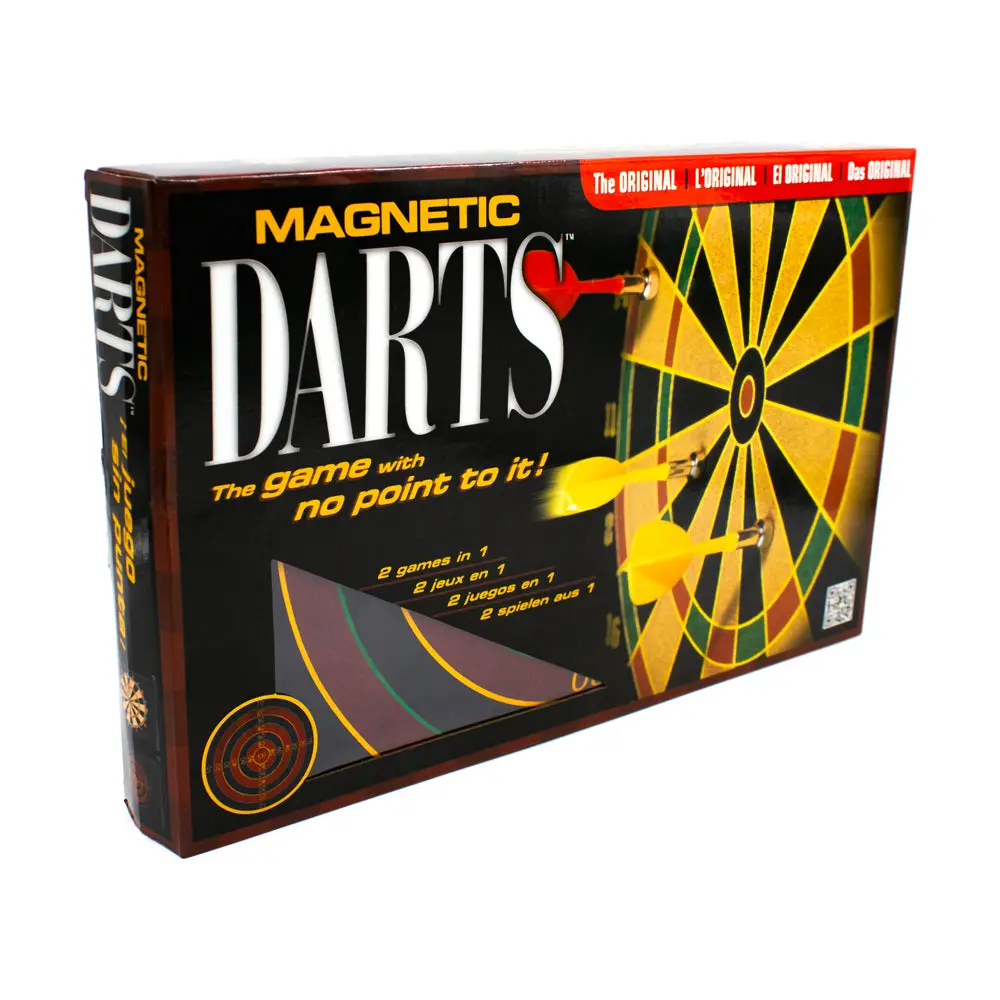 Family Games Inc. Magnetic Darts Game - Double-Sided Fabric Dartboard 1