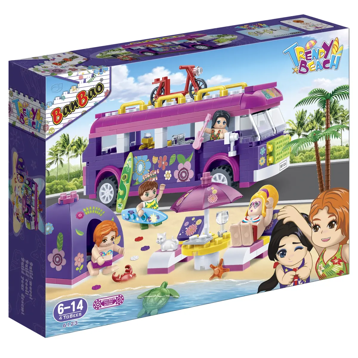 Banbao Trendy Beach Party Block Set - 375 Pieces 1