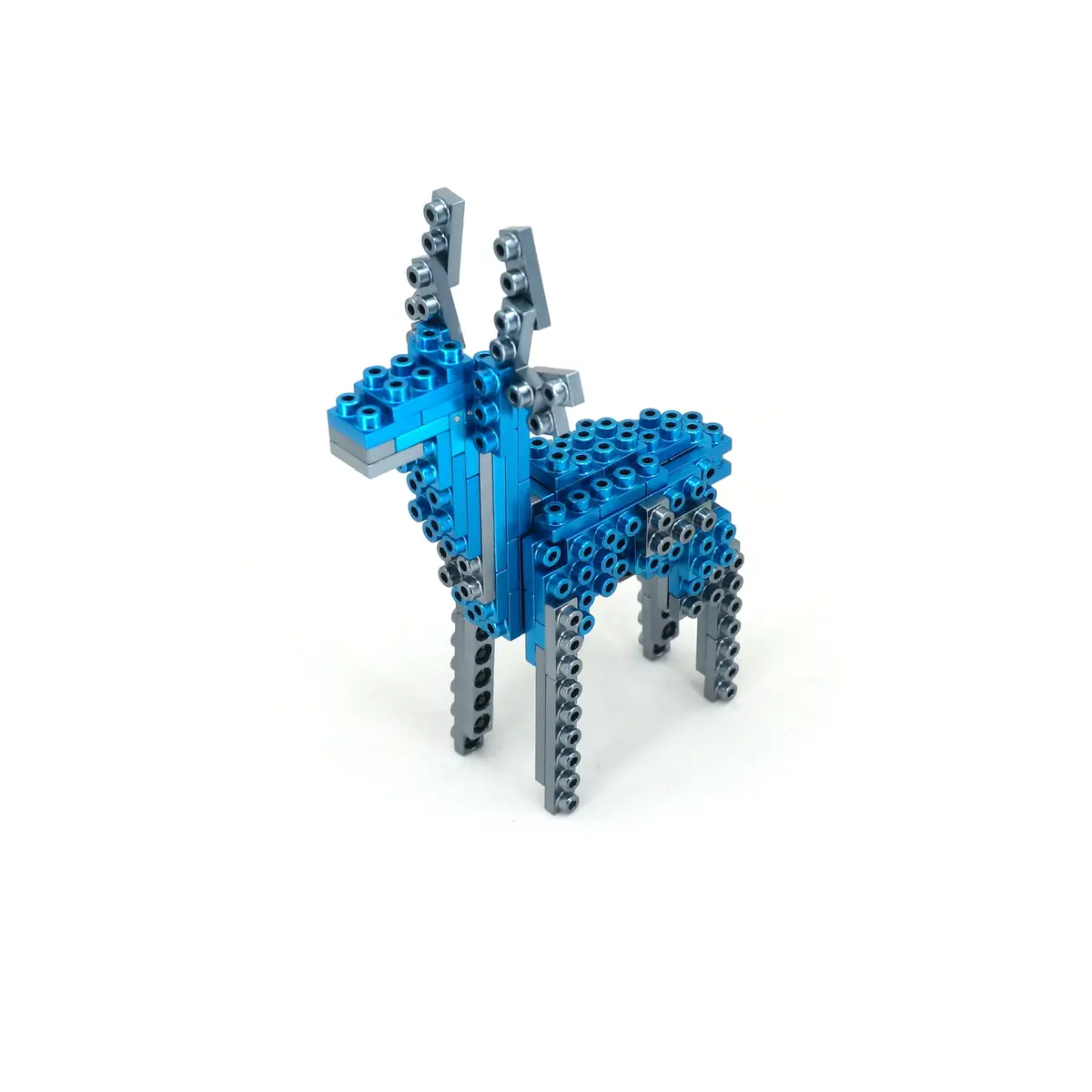Metomics 3-In-1 Designer Building Blocks Set - Azure Blue - 150 Pieces 1
