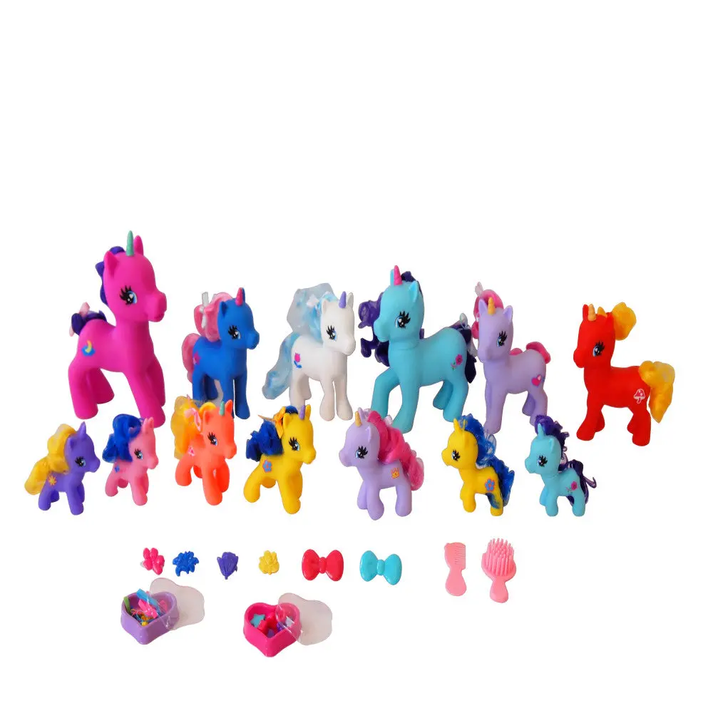 Gi-Go Wonder Unicorn Mega Set - 14-Piece Colorful Pony Collection 1