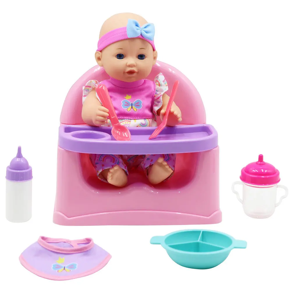 Dream Collection 12-Inch Feeding Fun Doll Set With Accessories 1