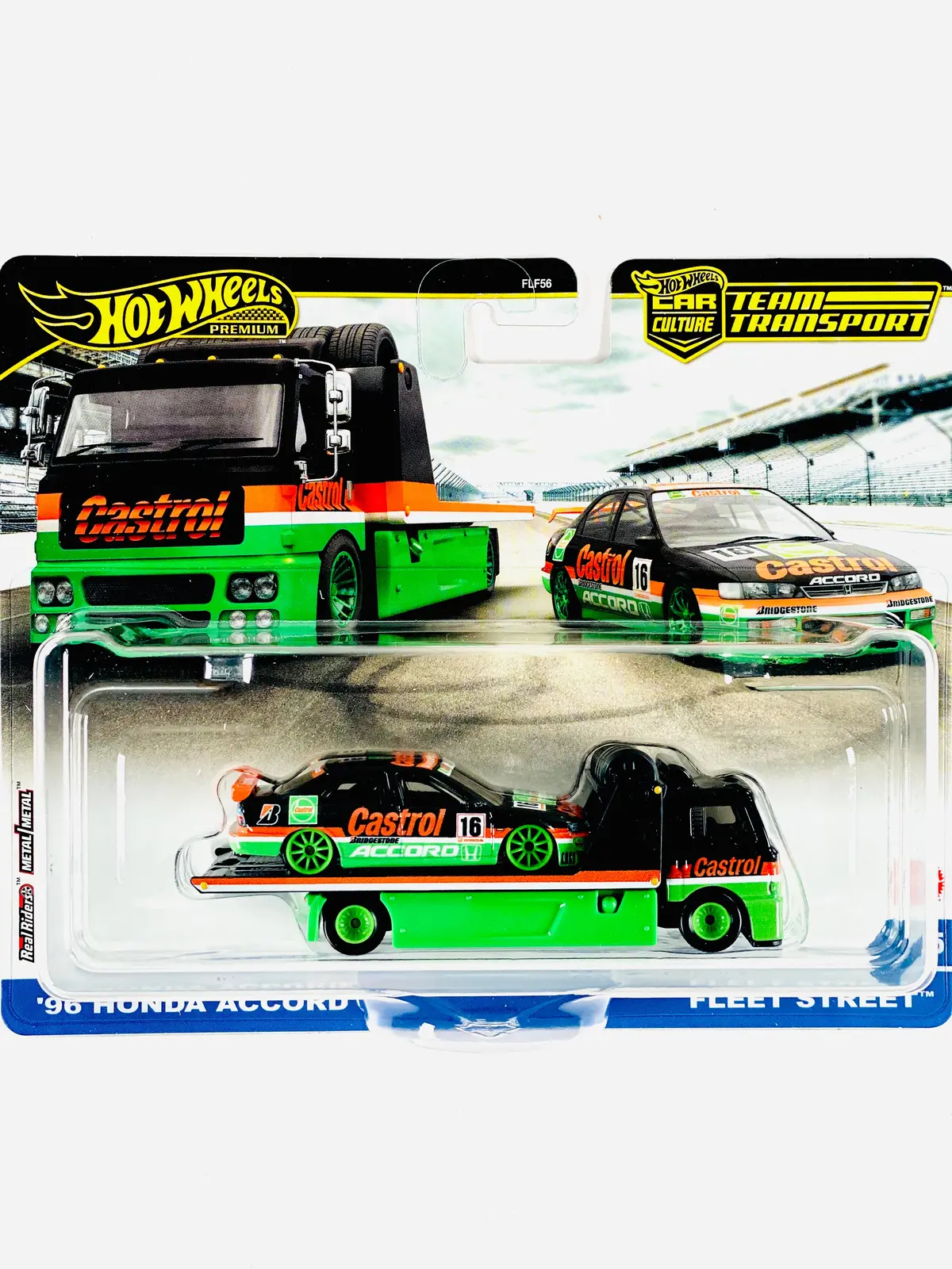 Hot Wheels 2024 Team Transport Case B '96 Honda Accord Fleet Street #65 1