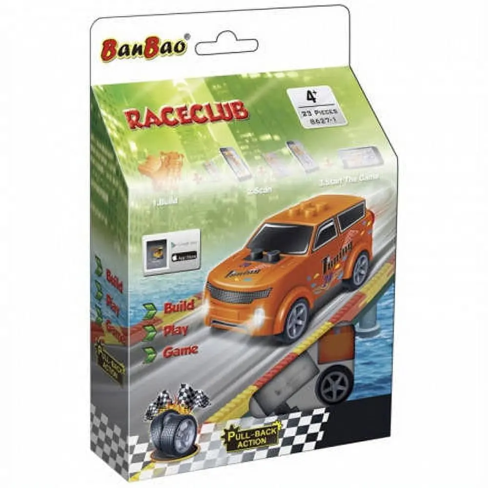 Banbao Mini Pullback Nenoot Building Kit - 26-Piece Stem Toy 1