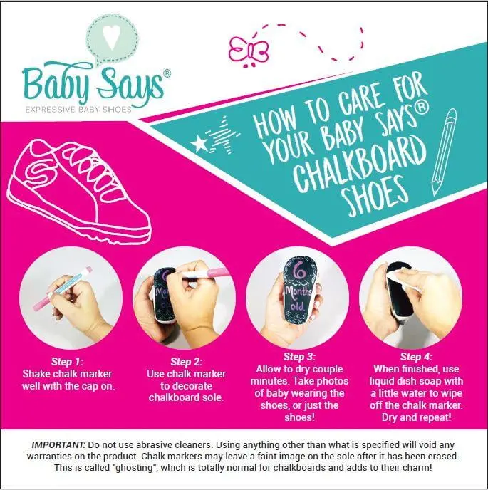 Baby Says Chalkable White Sneakers 6-9 Mo 1