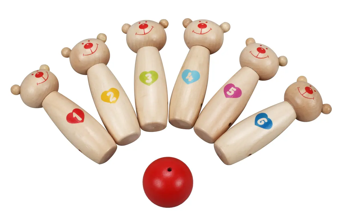 Classic World Bear Bowling Set For Kids - Fun Group Game 1